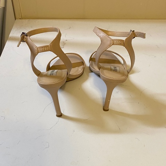 Steve Madden Nude Strappy Heels - Picture 3 of 3